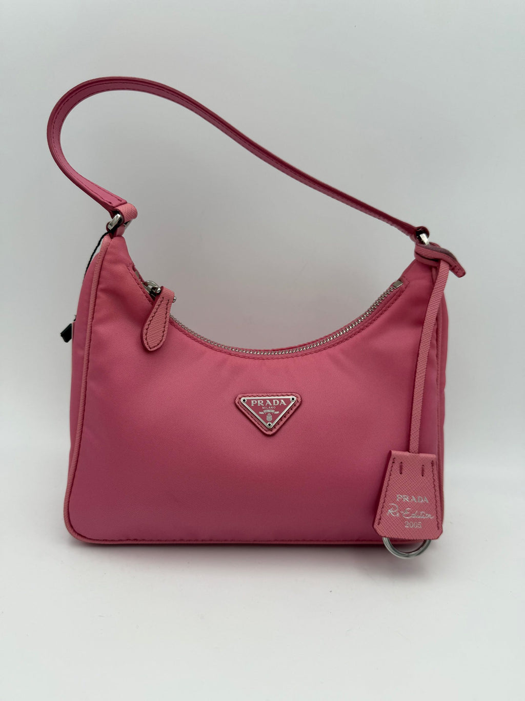 Prada PRADA HOBO Re-Nylon Pink Handbag