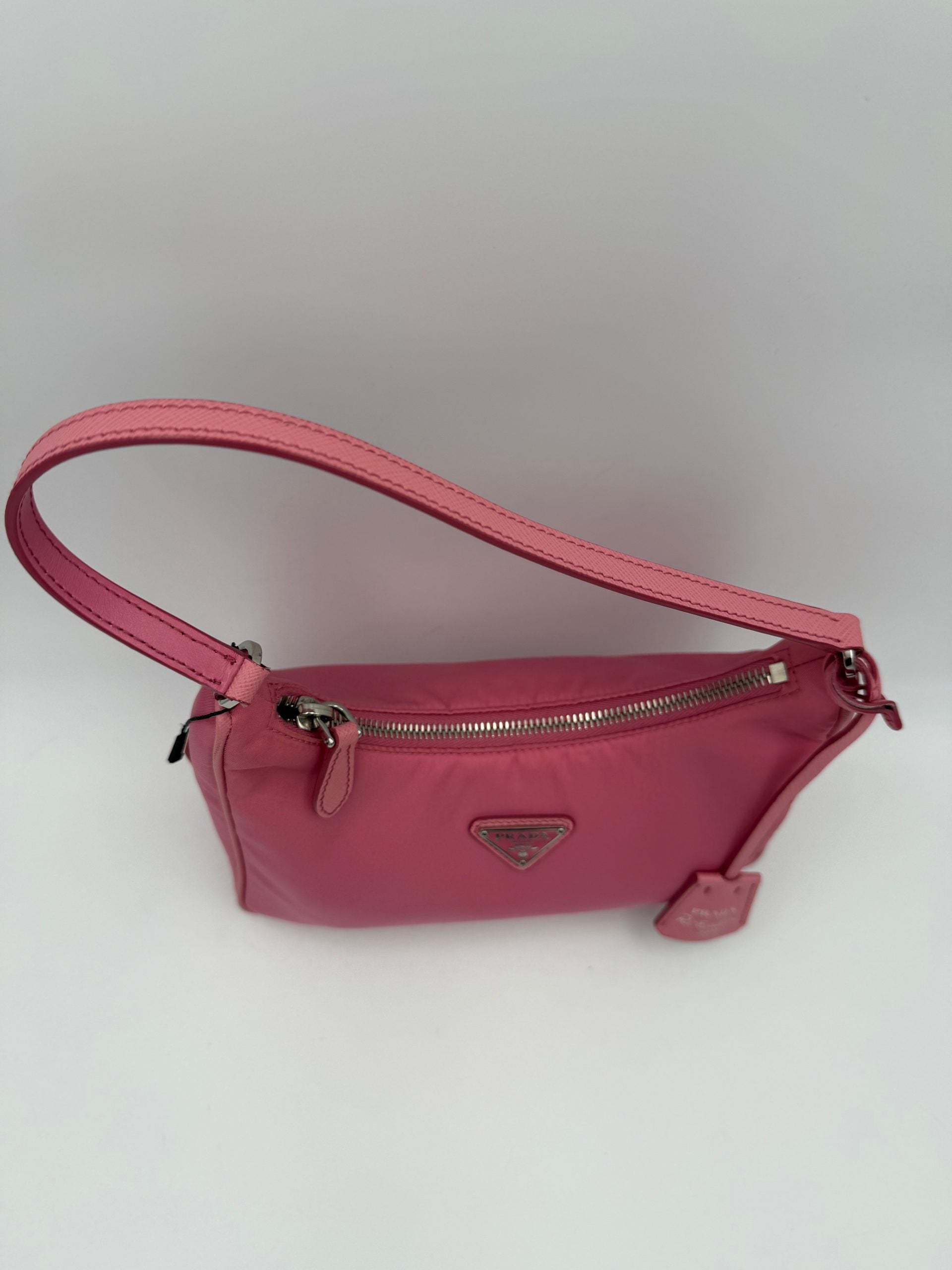 Prada PRADA HOBO Re-Nylon Pink Handbag
