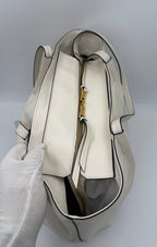 Prada PRADA SHOPPING White Leather Handbag