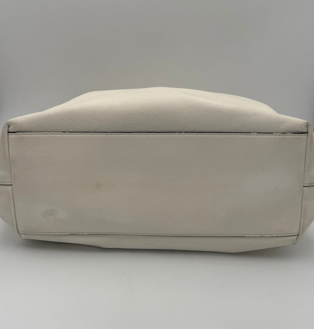 Prada PRADA SHOPPING White Leather Handbag
