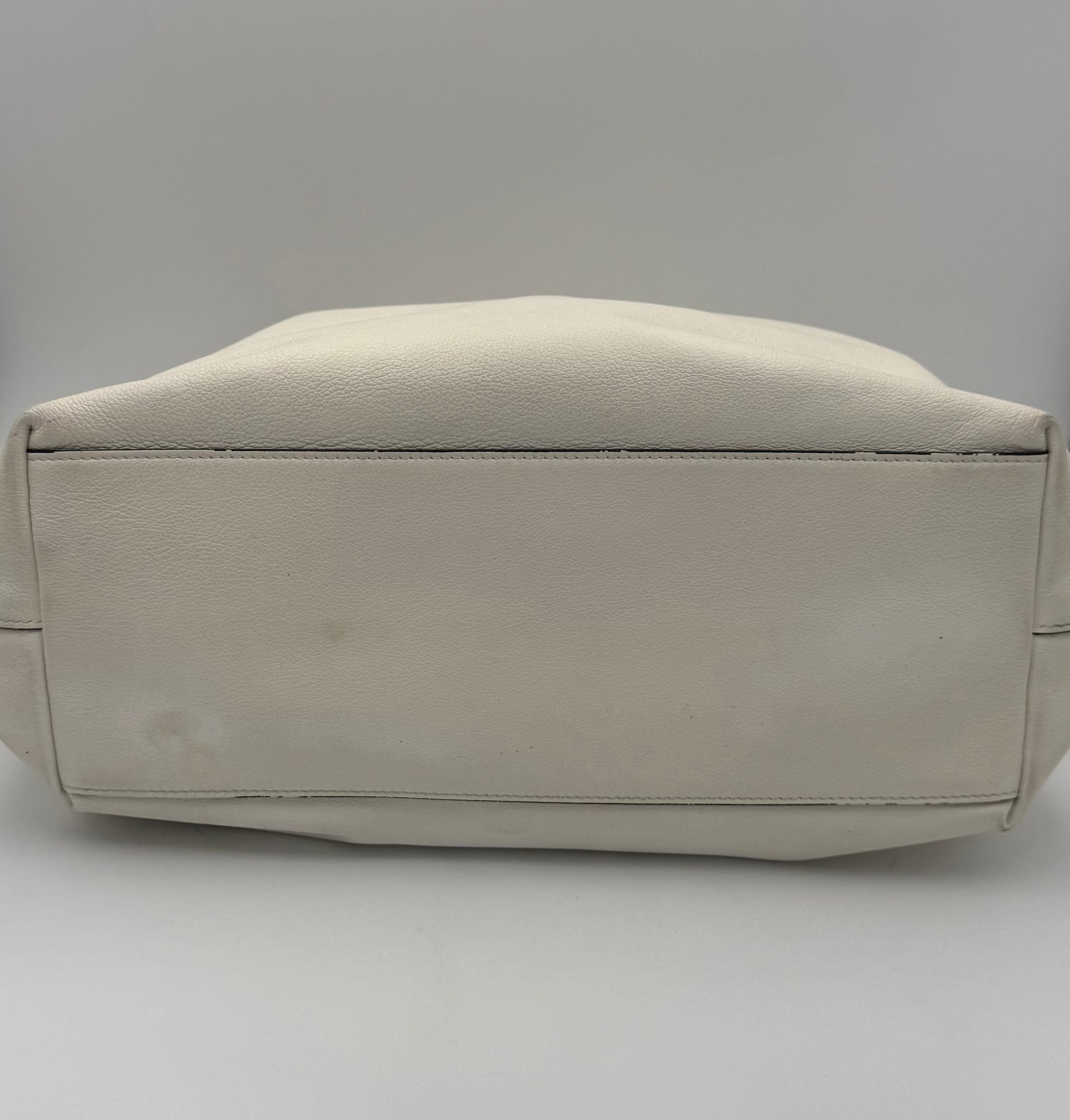 Prada PRADA SHOPPING White Leather Handbag