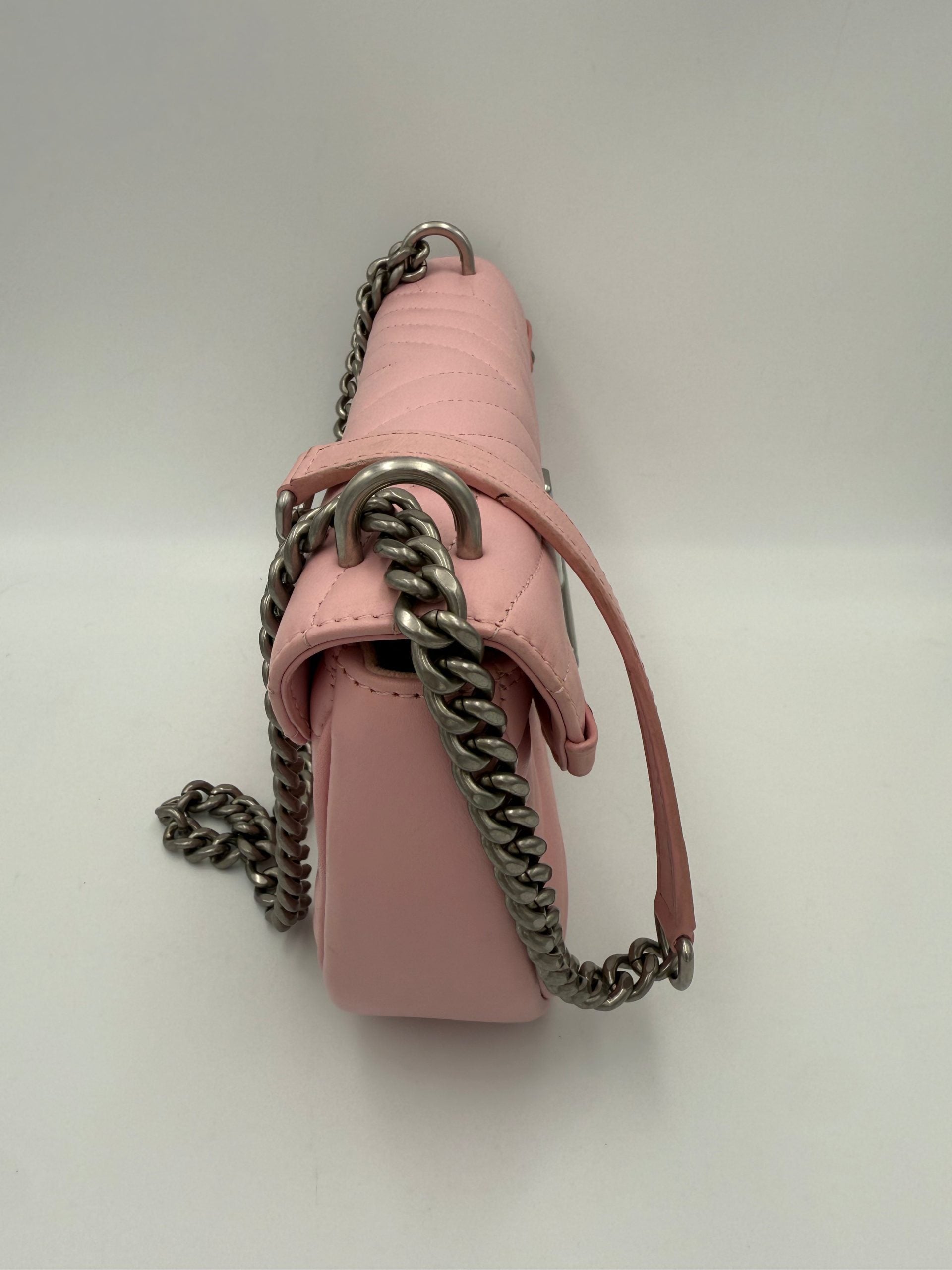 Louis Vuitton LOUIS VUITTON NEW WAVE Rosa MM Leather Handbag