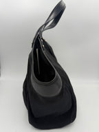 Fendi FENDI Hobo FF Zucca Black Shoulder Bag
