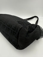 Fendi FENDI Hobo FF Zucca Black Shoulder Bag