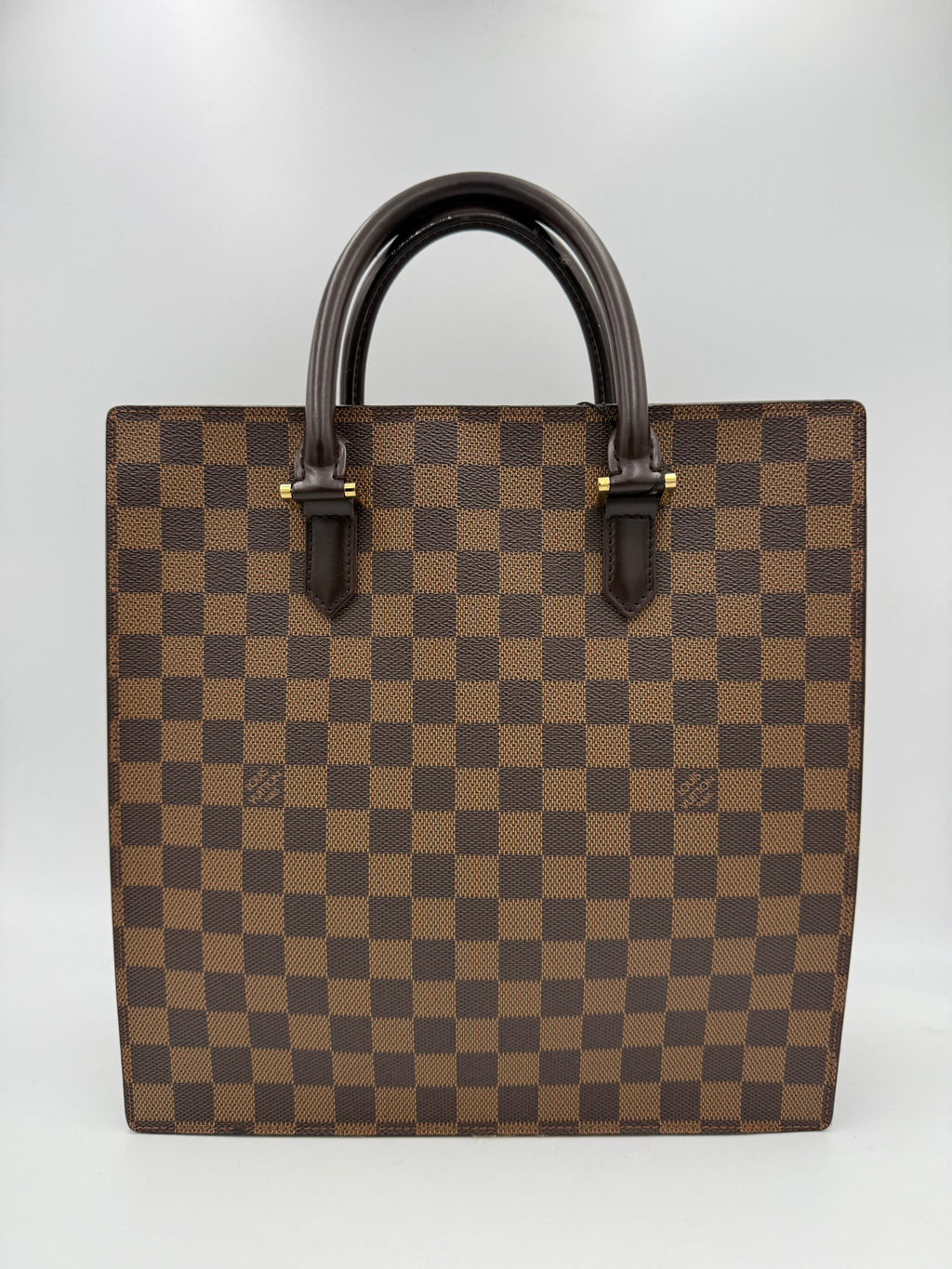 Louis Vuitton LOUIS VUITTON SAC PLAT PARIS PM Damier Ebene Handbag