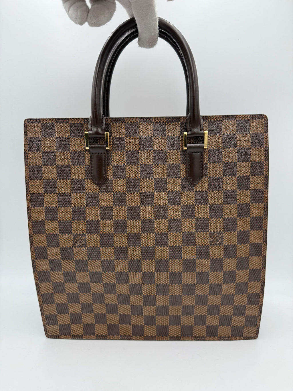 Louis Vuitton LOUIS VUITTON SAC PLAT PARIS PM Damier Ebene Handbag