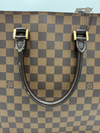 Louis Vuitton LOUIS VUITTON SAC PLAT PARIS PM Damier Ebene Handbag