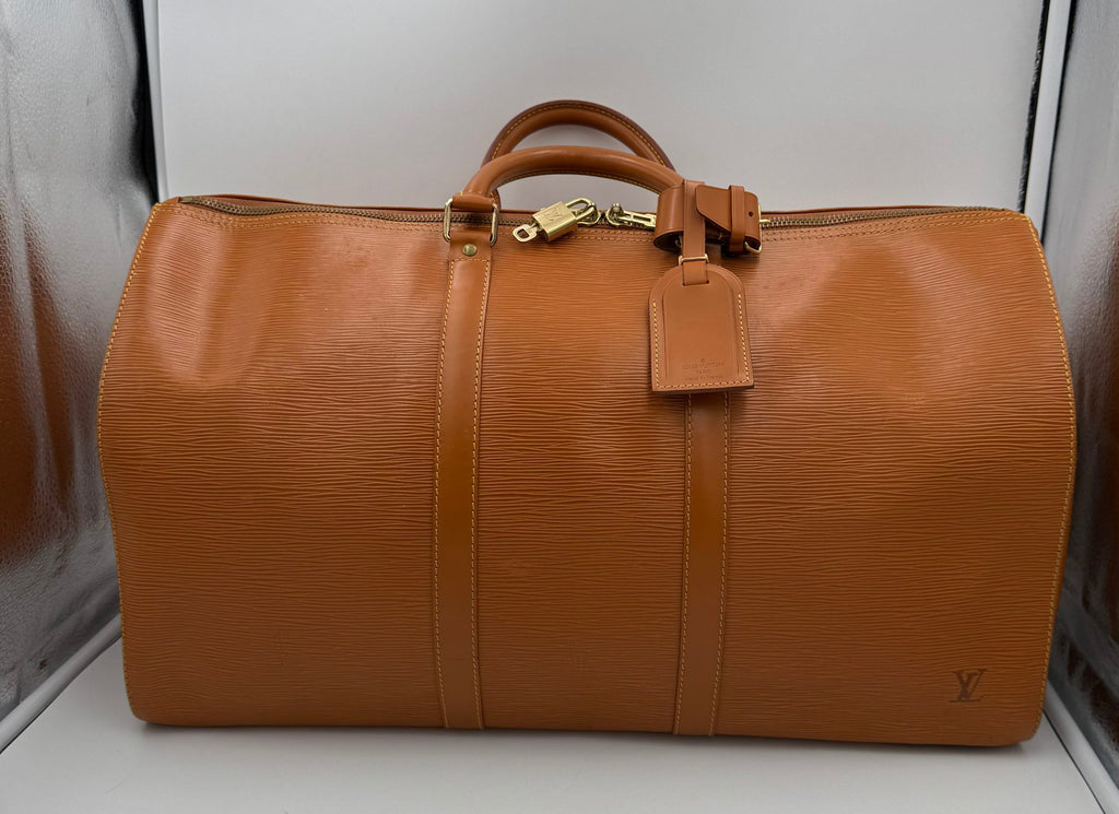 Louis Vuitton LOUIS VUITTON KEEPALL 50 in Brown EPI Leather Handbag