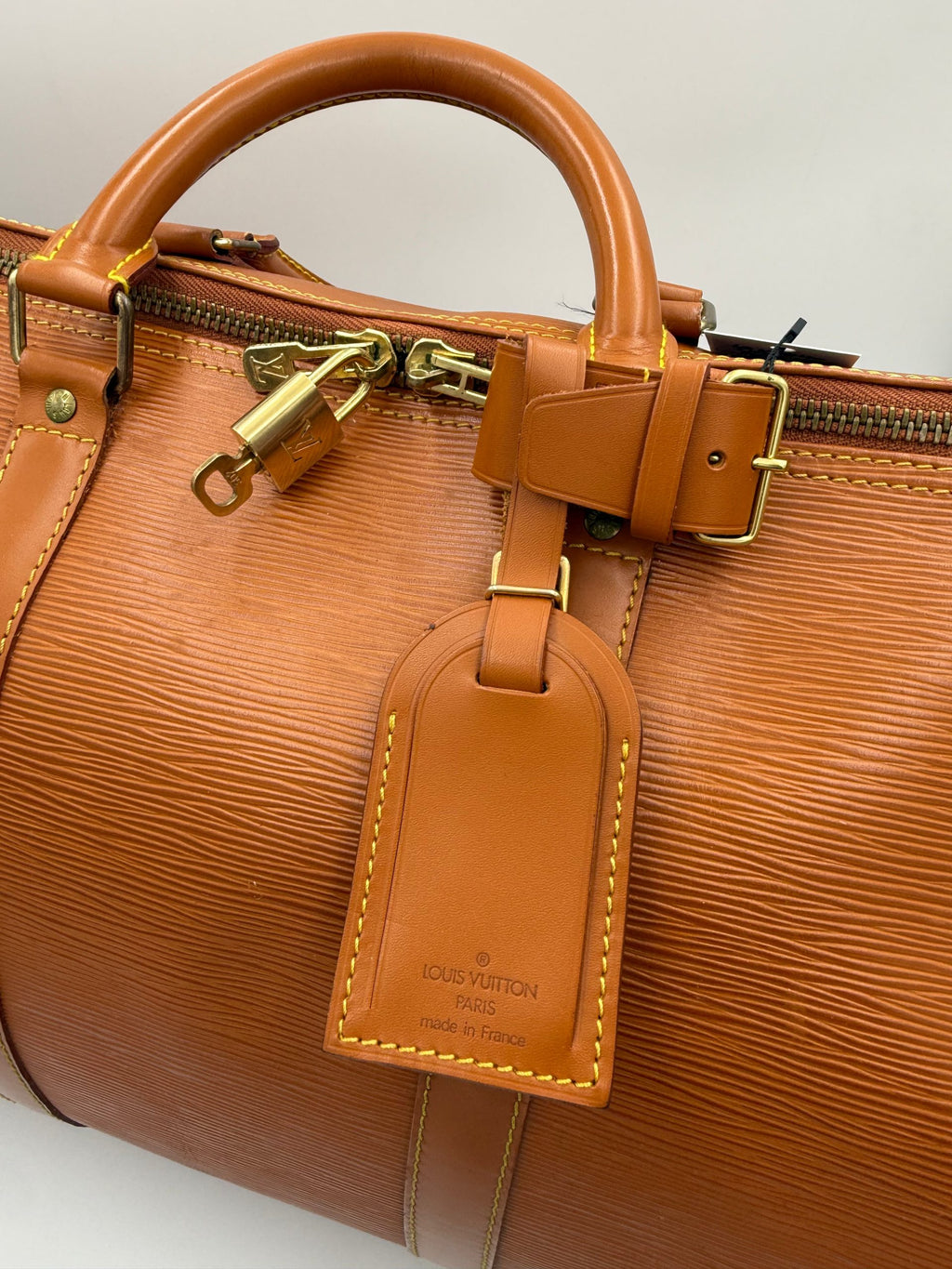 Louis Vuitton LOUIS VUITTON KEEPALL 50 in Brown EPI Leather Handbag