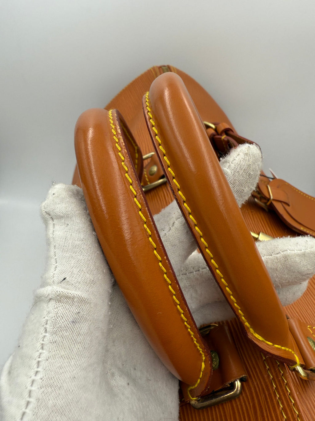 Louis Vuitton LOUIS VUITTON KEEPALL 50 in Brown EPI Leather Handbag