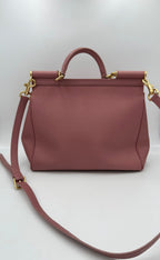 Dolce & Gabbana DOLCE & GABBANA SICILY Pink Large Handbag