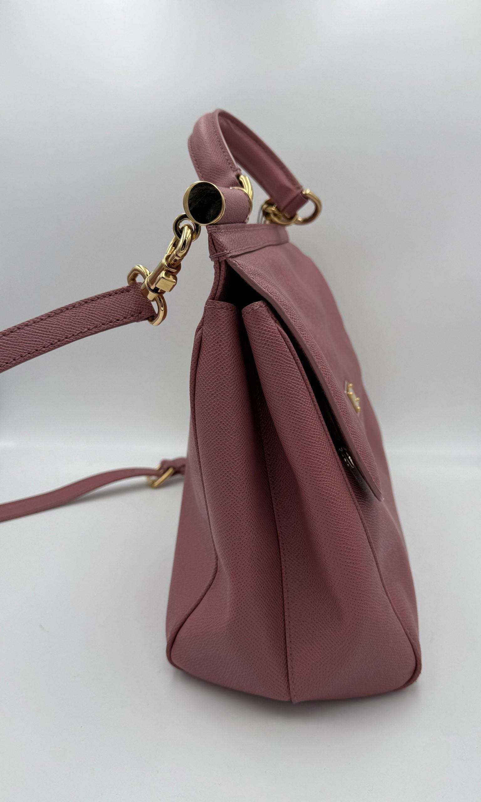 Dolce & Gabbana DOLCE & GABBANA SICILY Pink Large Handbag