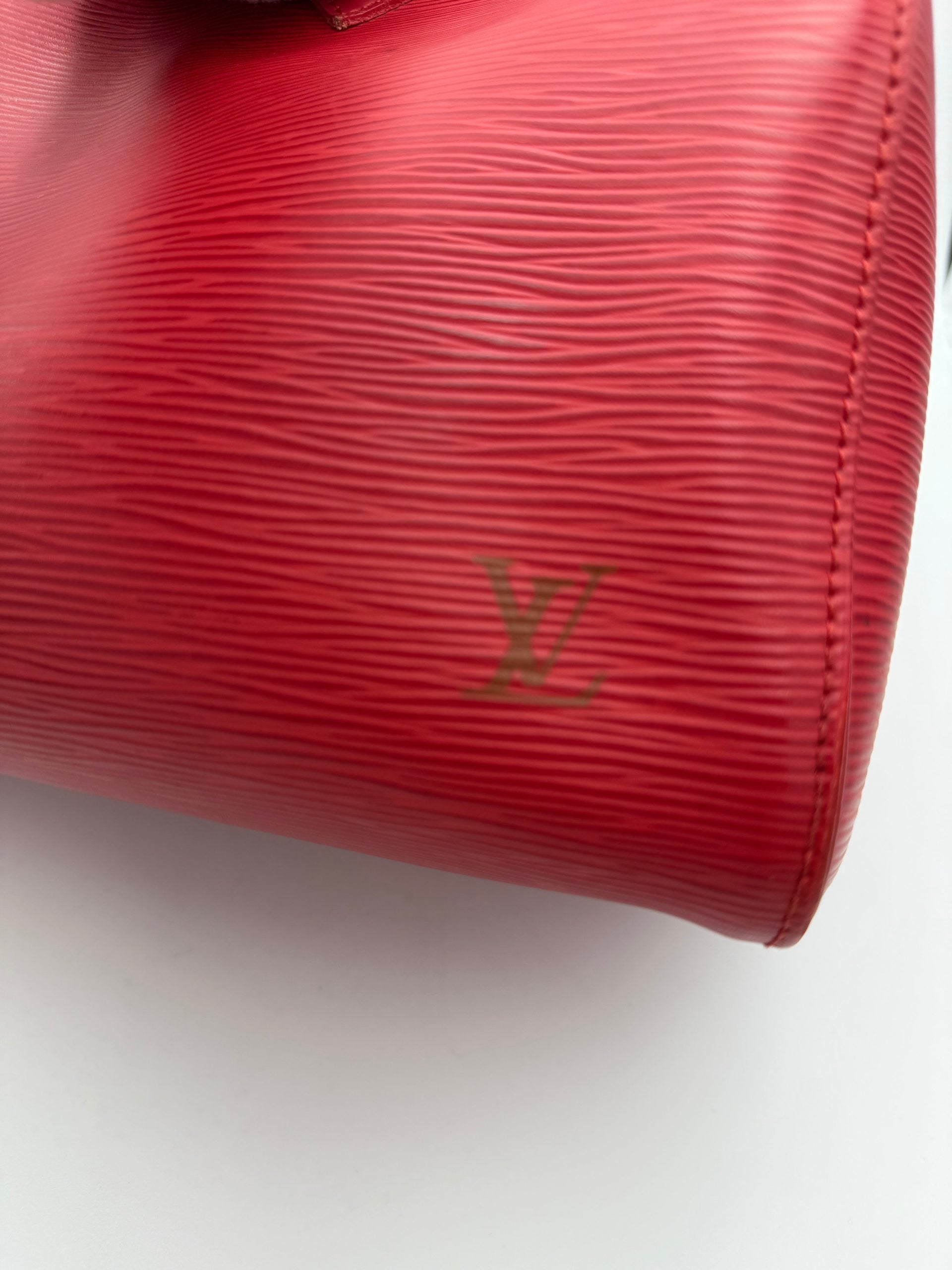 Louis Vuitton LOUIS VUITTON Speedy 35 EPI Red Handbag