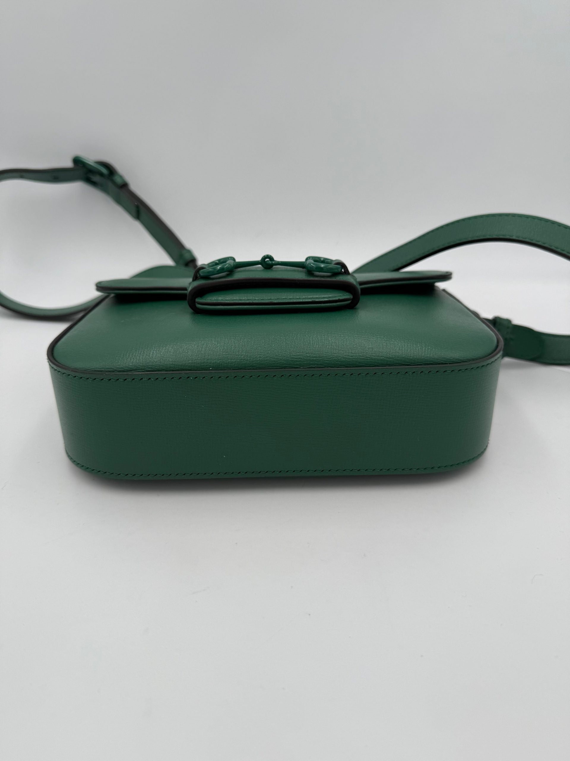 Gucci GUCCI HORSEBIT 1955 Emerald Handbag