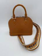Louis Vuitton LOUIS VUITTON Alma BB EPI Gold Miel Handbag