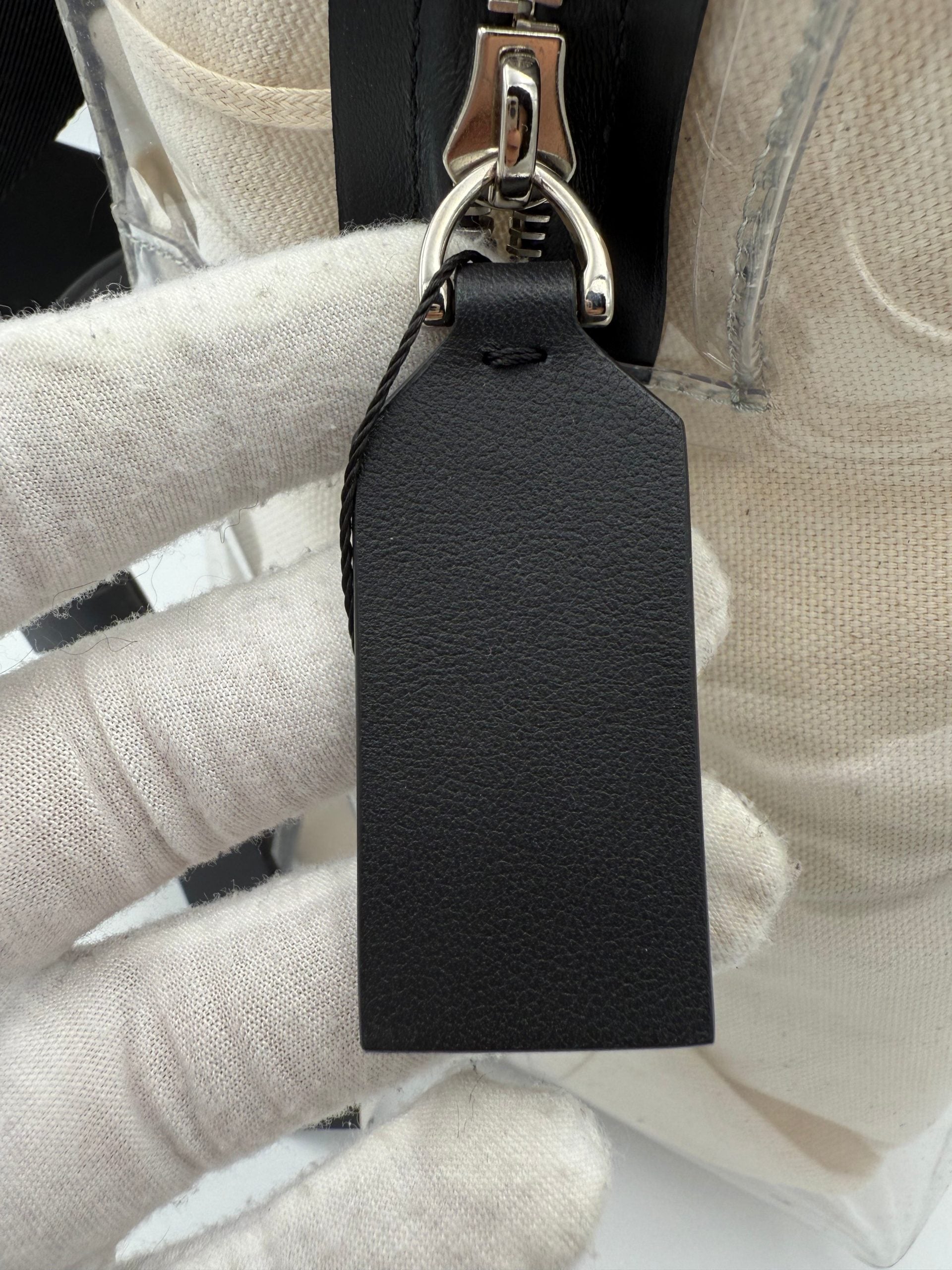 Valentino Garavani VALENTINO GARAVANI Leather and Transparent Plastic Backpack