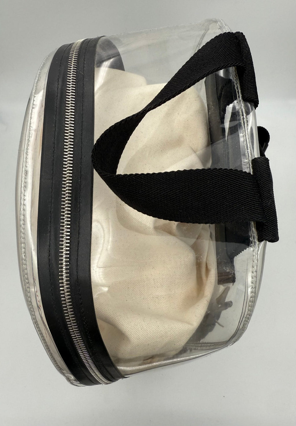 Valentino Garavani VALENTINO GARAVANI Leather and Transparent Plastic Backpack