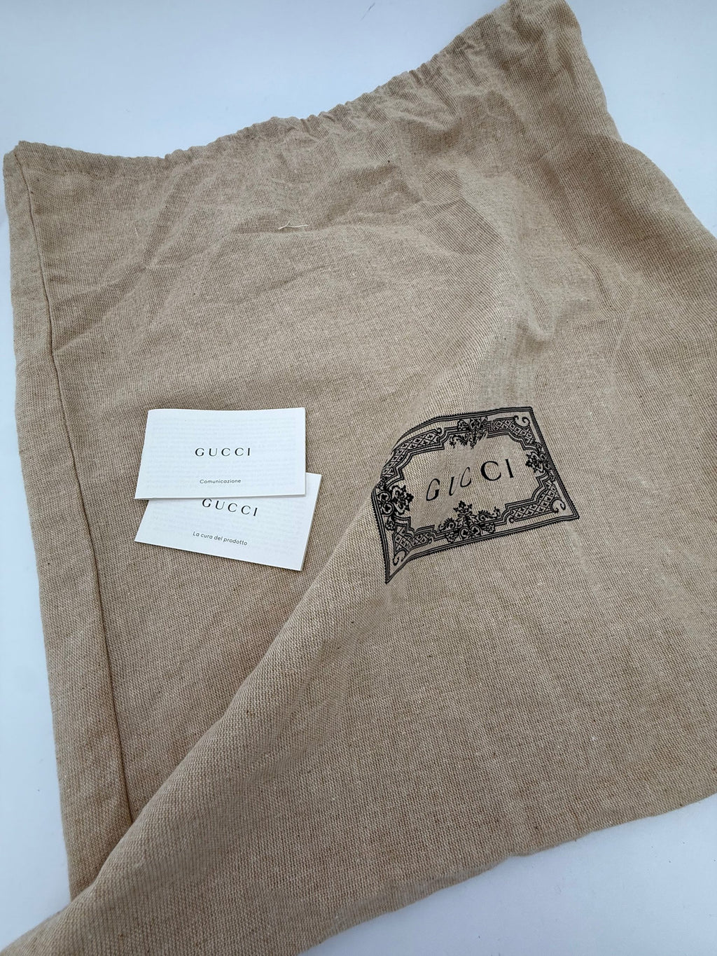 Gucci GUCCI GG Hammered Leather Shoulder Bag