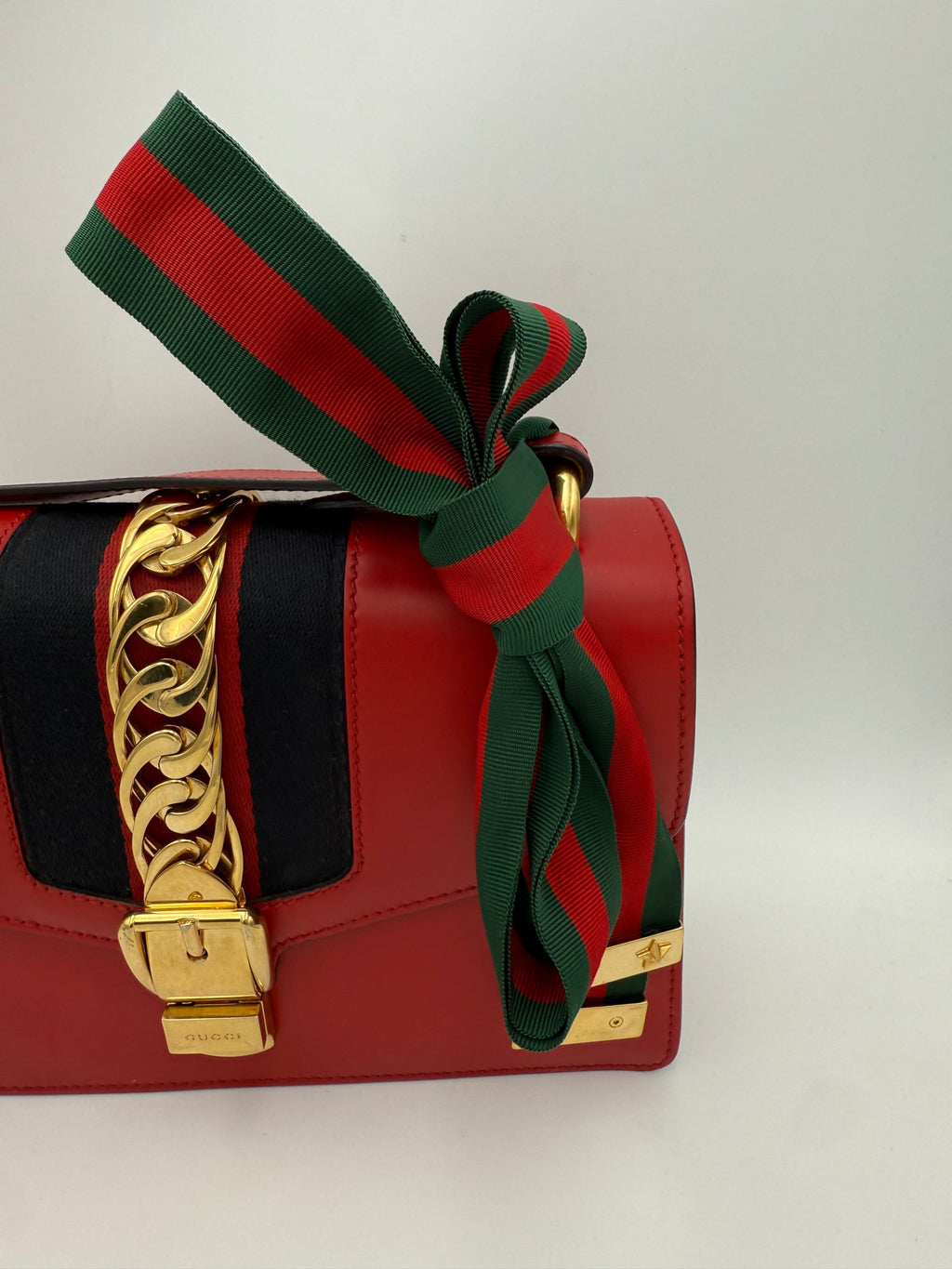 Gucci GUCCI SYLVIE Red Handbag