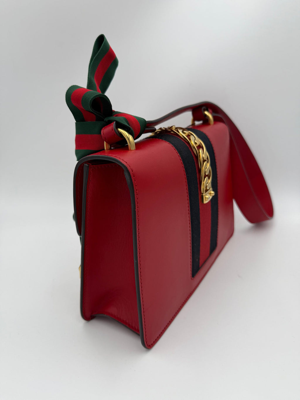 Gucci GUCCI SYLVIE Red Handbag