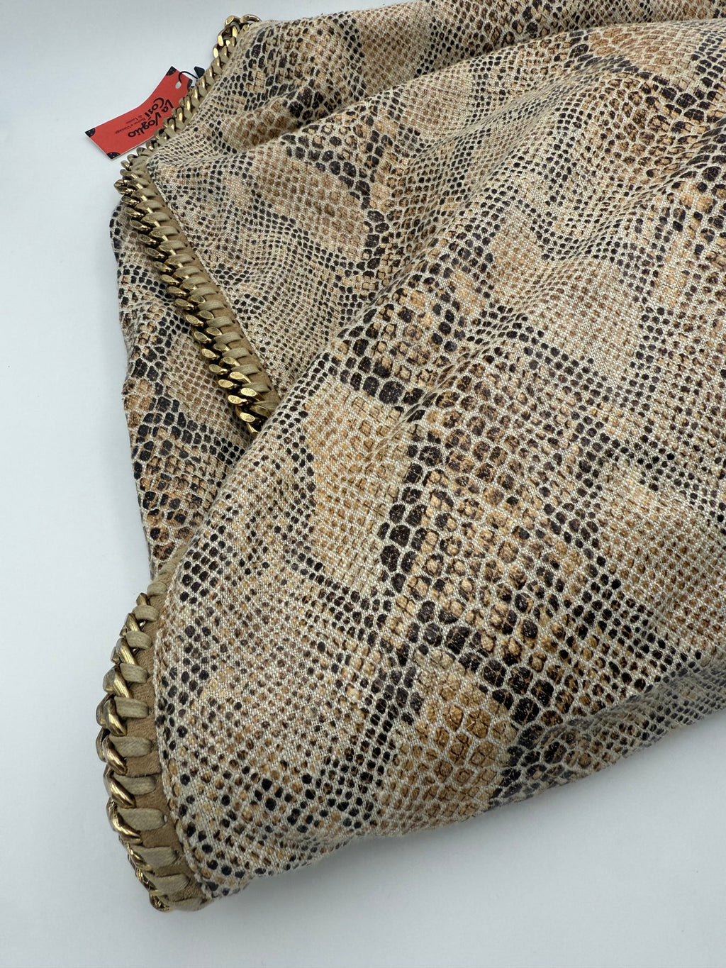 Stella McCartney STELLA MCCARTNEY Falabella Grande Vegan Reptile Skin Handbag