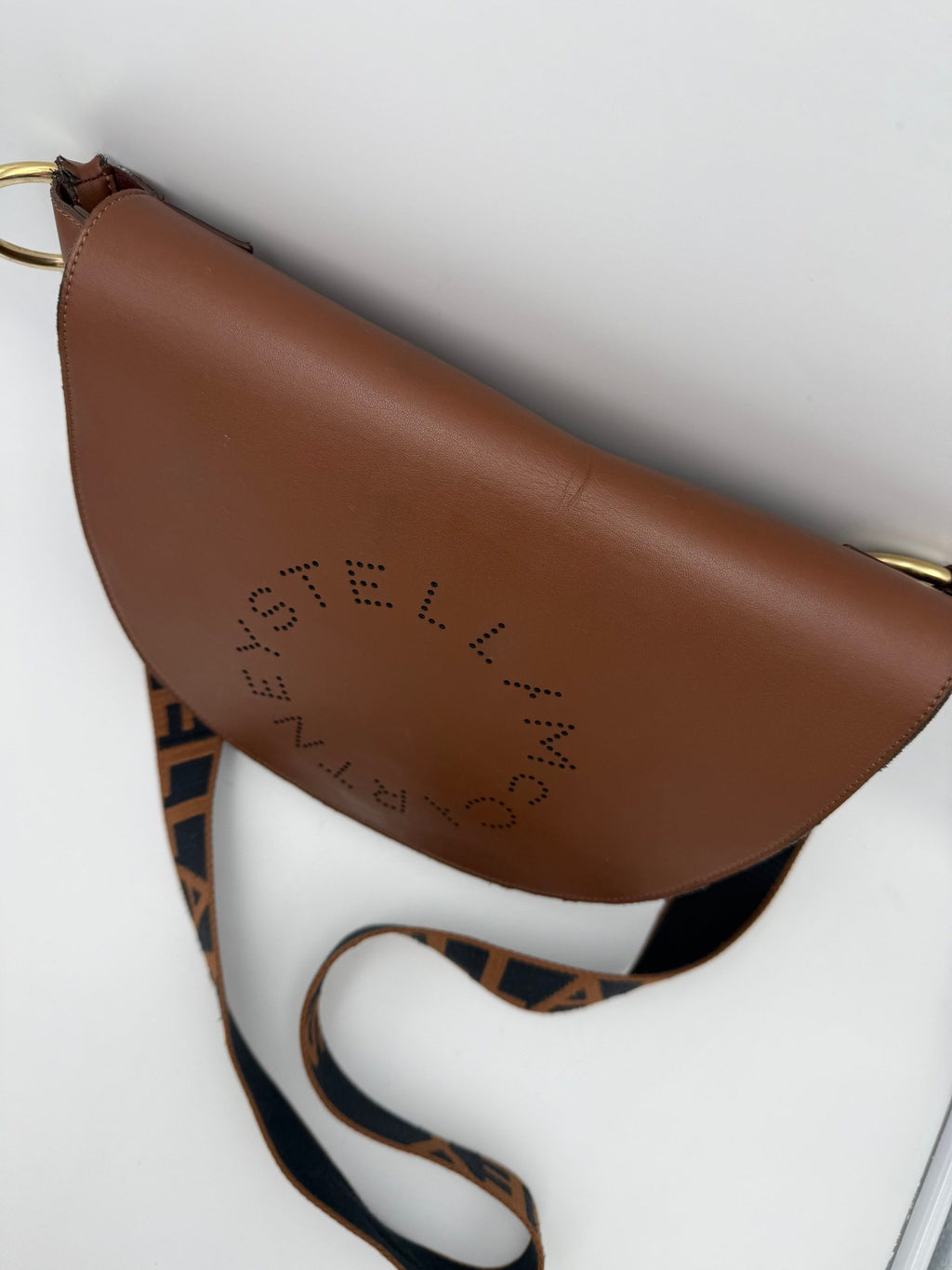 Stella McCartney STELLA MCCARTNEY Mezzaluna Brown Bag