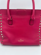 Valentino Garavani VALENTINO GARAVANI Rockstud Medium Pink Handbag