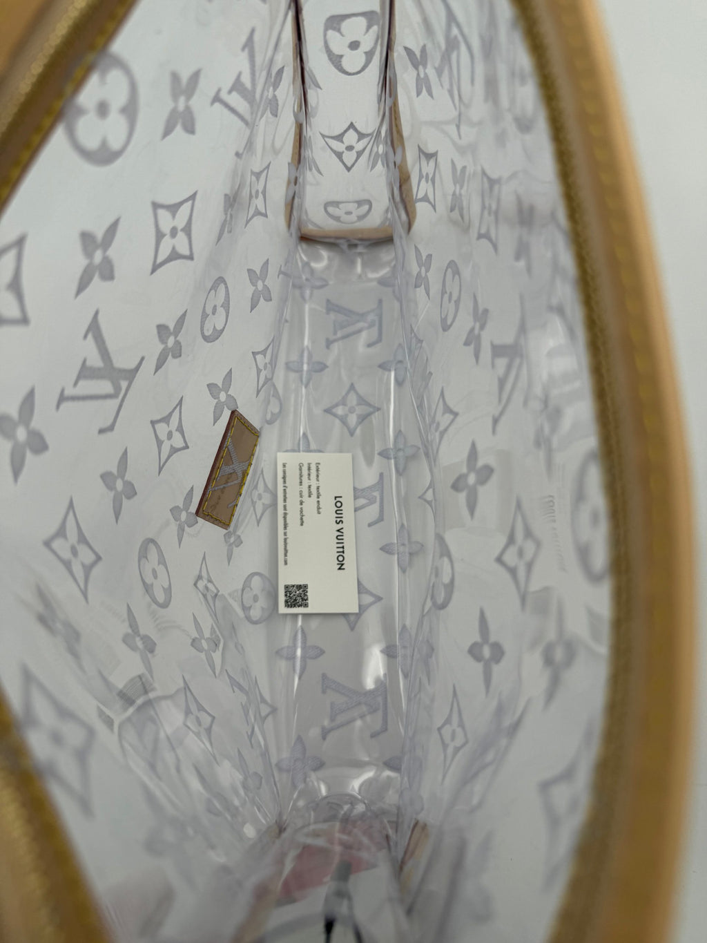 Louis Vuitton LOUIS VUITTON Monogram Transparent Pochette