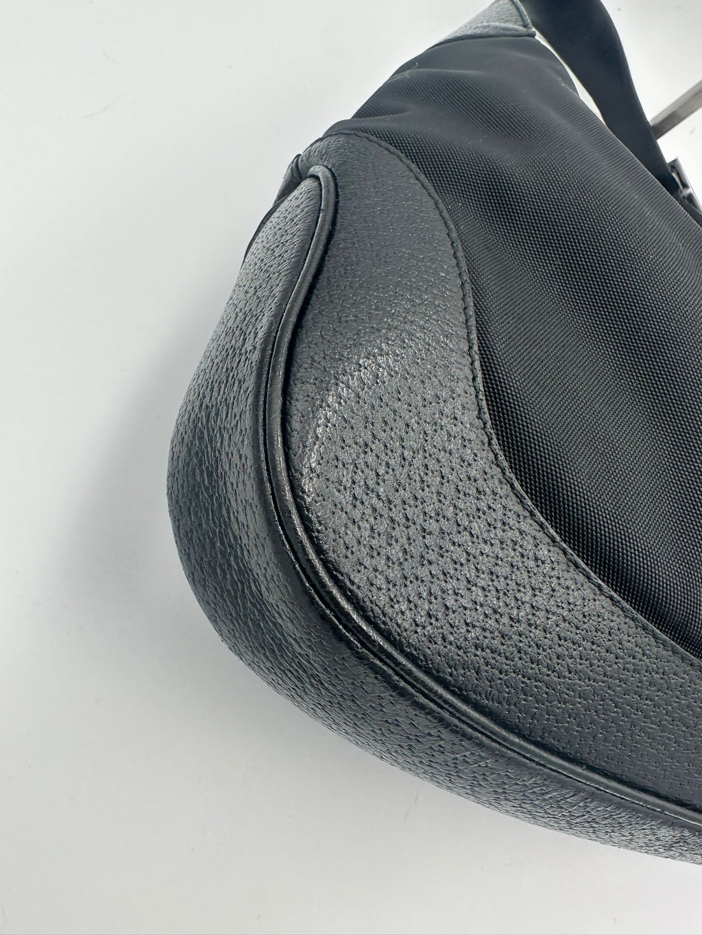 Gucci GUCCI JACKIE Leather and Fabric Handbag