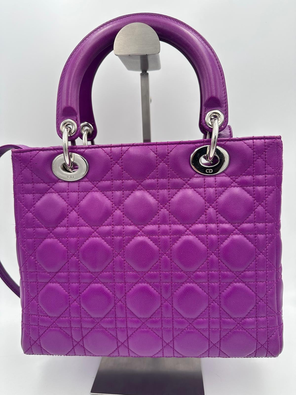 DIOR Lady Dior MM Handbag
