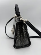 Dolce & Gabbana DOLCE & GABBANA Monica Python and Patent Handbag