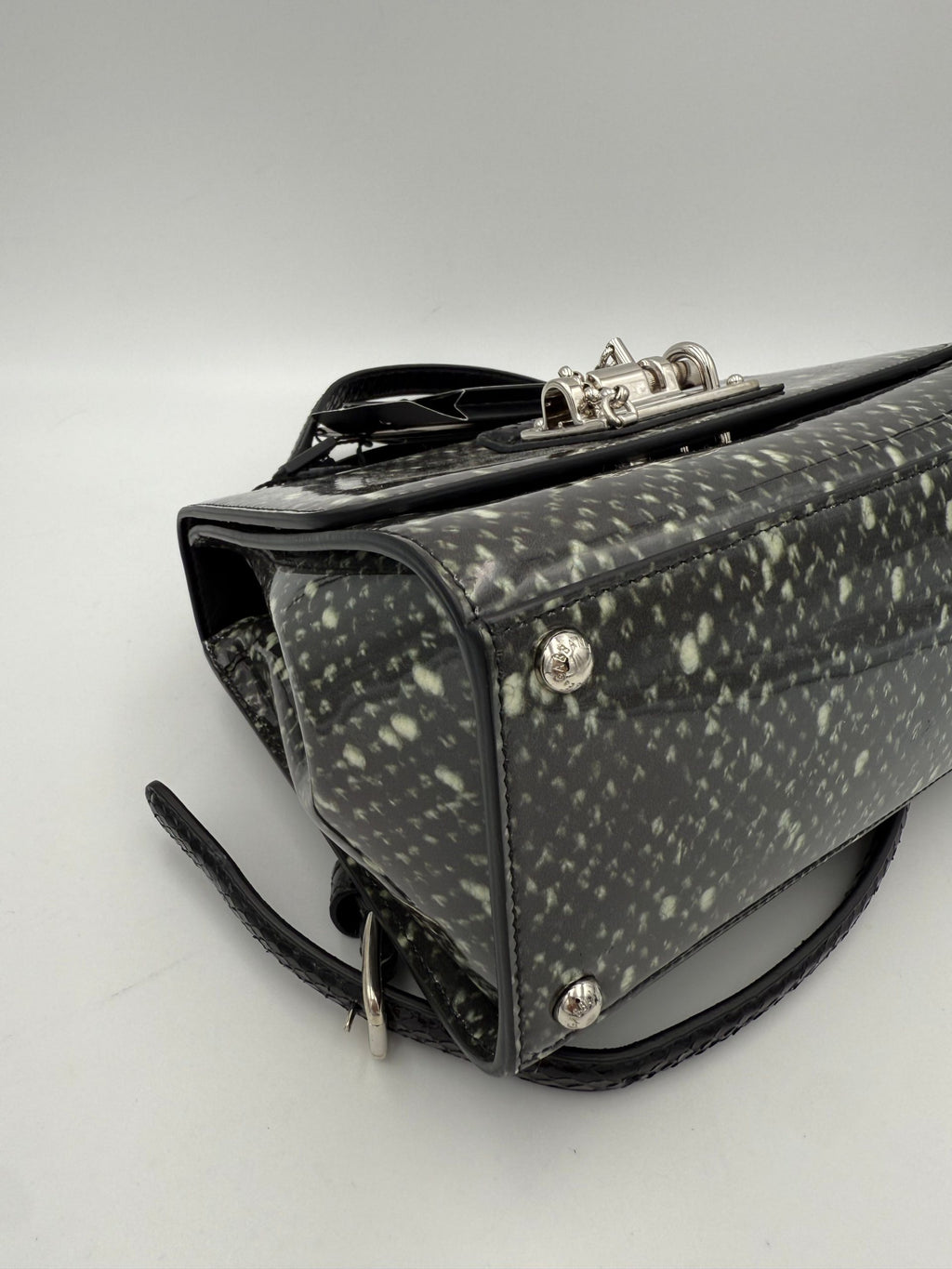 Dolce & Gabbana DOLCE & GABBANA Monica Python and Patent Handbag