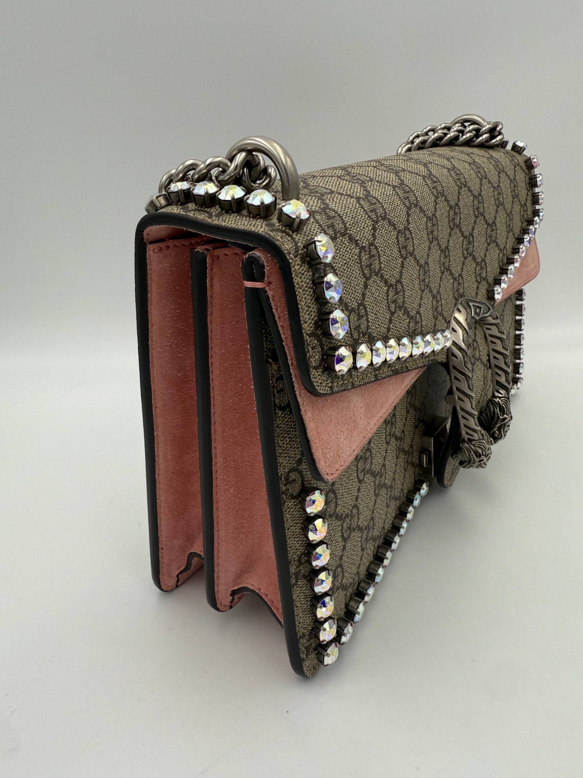 Gucci GUCCI DIONYSUS GG Supreme with Brilliants Handbag