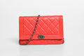 Chanel Boy Wallet on Chain Red Lambskin