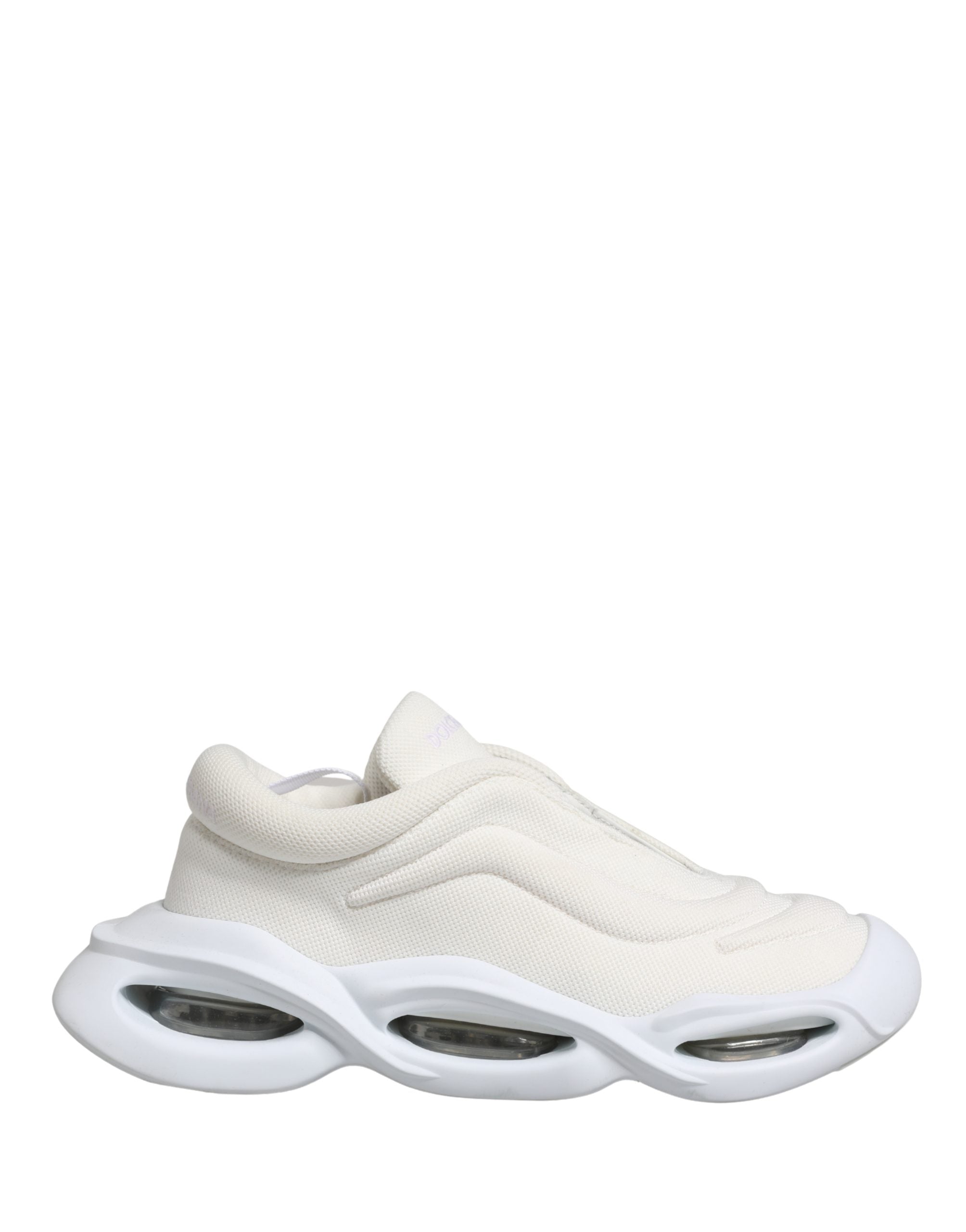 Dolce & Gabbana White Slip On Wave Low Top Sneakers Shoes