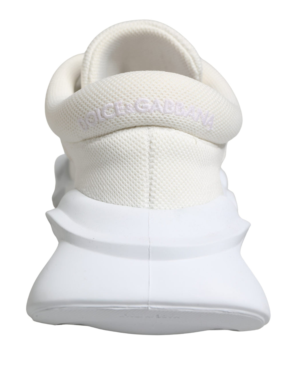 Dolce & Gabbana White Slip On Wave Low Top Sneakers Shoes