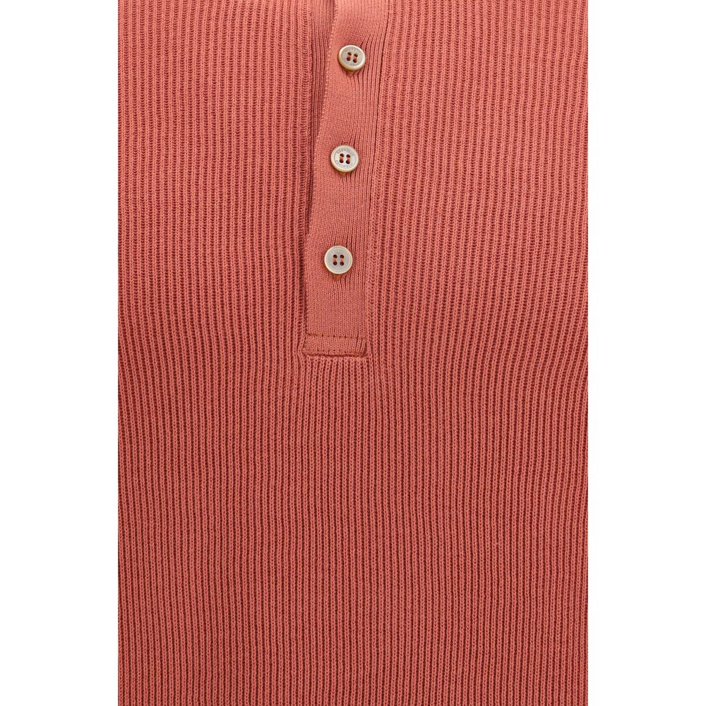 Brunello Cucinelli Multicolor Cotton Polo Shirt