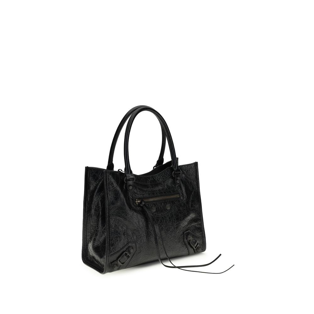 Balenciaga Black Lamb Ovis Aries Aries Handbag