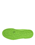 Dolce & Gabbana Green Leather Portofino Low Top Sneakers Shoes