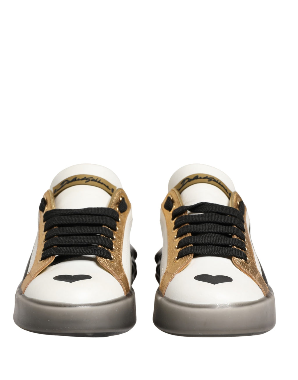 Dolce & Gabbana Multicolor Crystal StuddedLOVE Sneakers Shoes