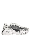 Dolce & Gabbana White Daymaster Graffiti Low Top Sneakers Shoes