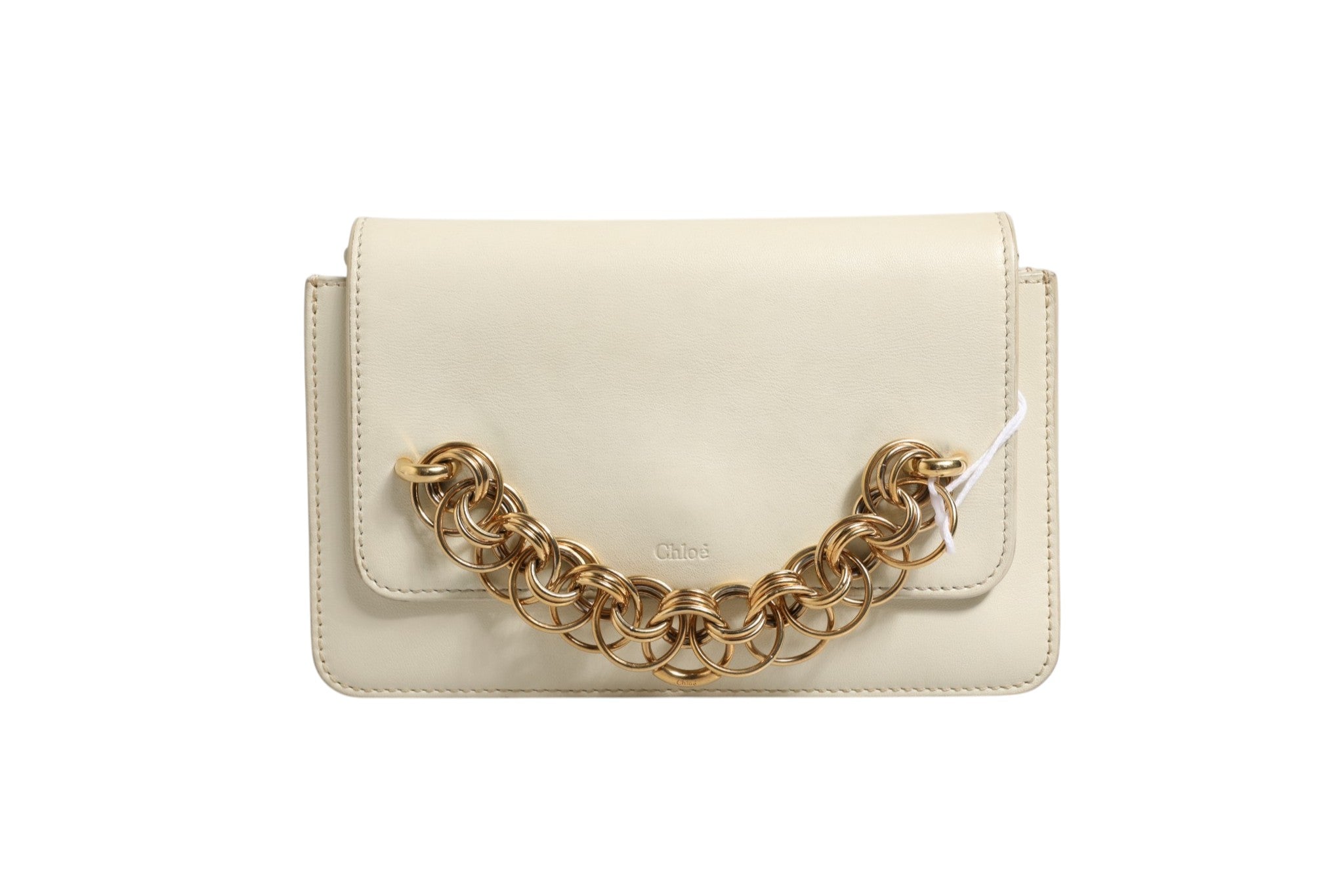 Chloé Drew Bijou Leather Clutch Small