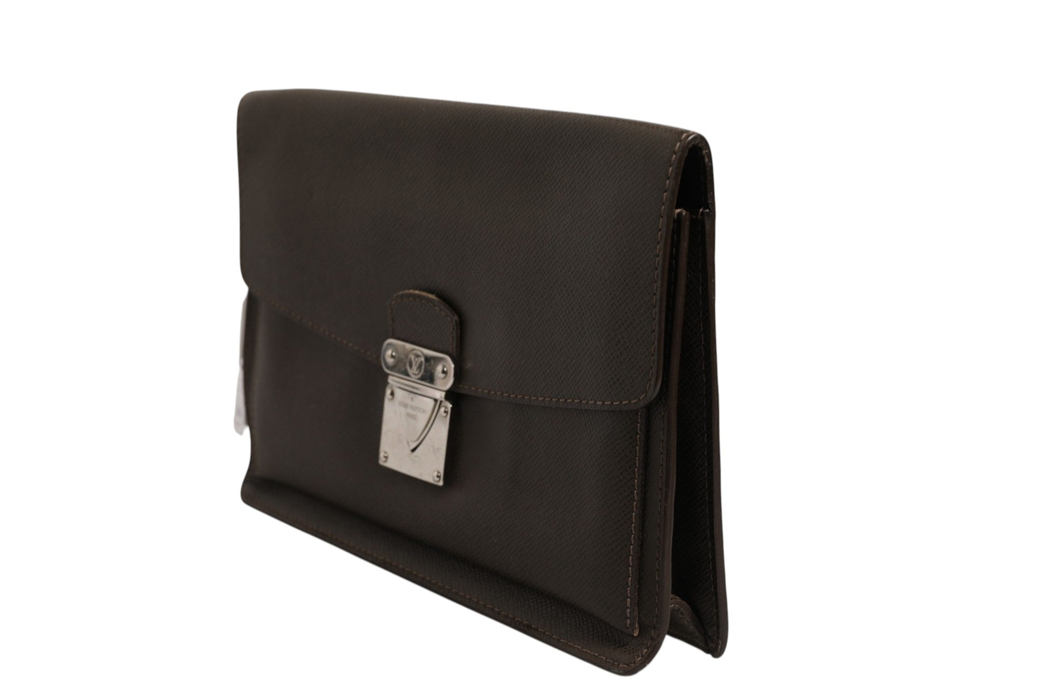 Louis Vuitton Belaia Clutch Taiga Leather