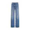 Calvin Klein Blue Cotton Straight-Leg Jeans
