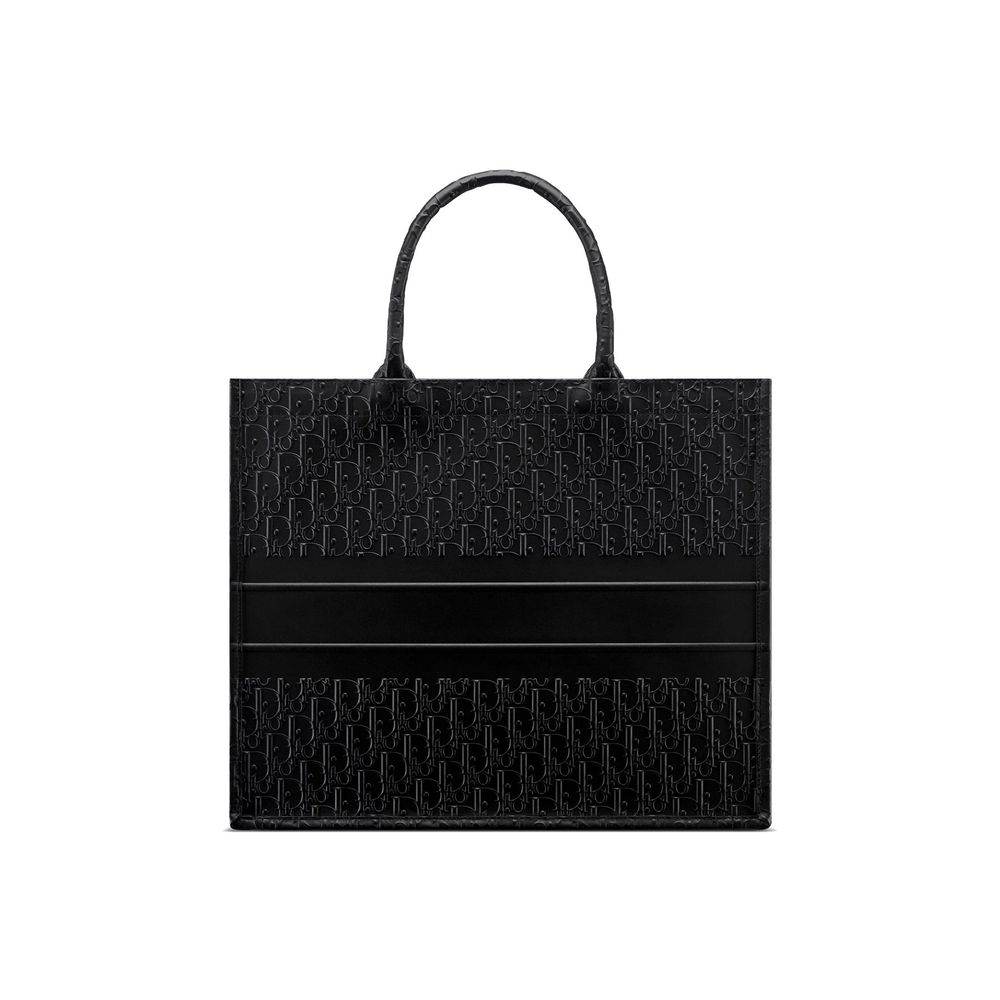 Dior Black Calfskin Tote Bag