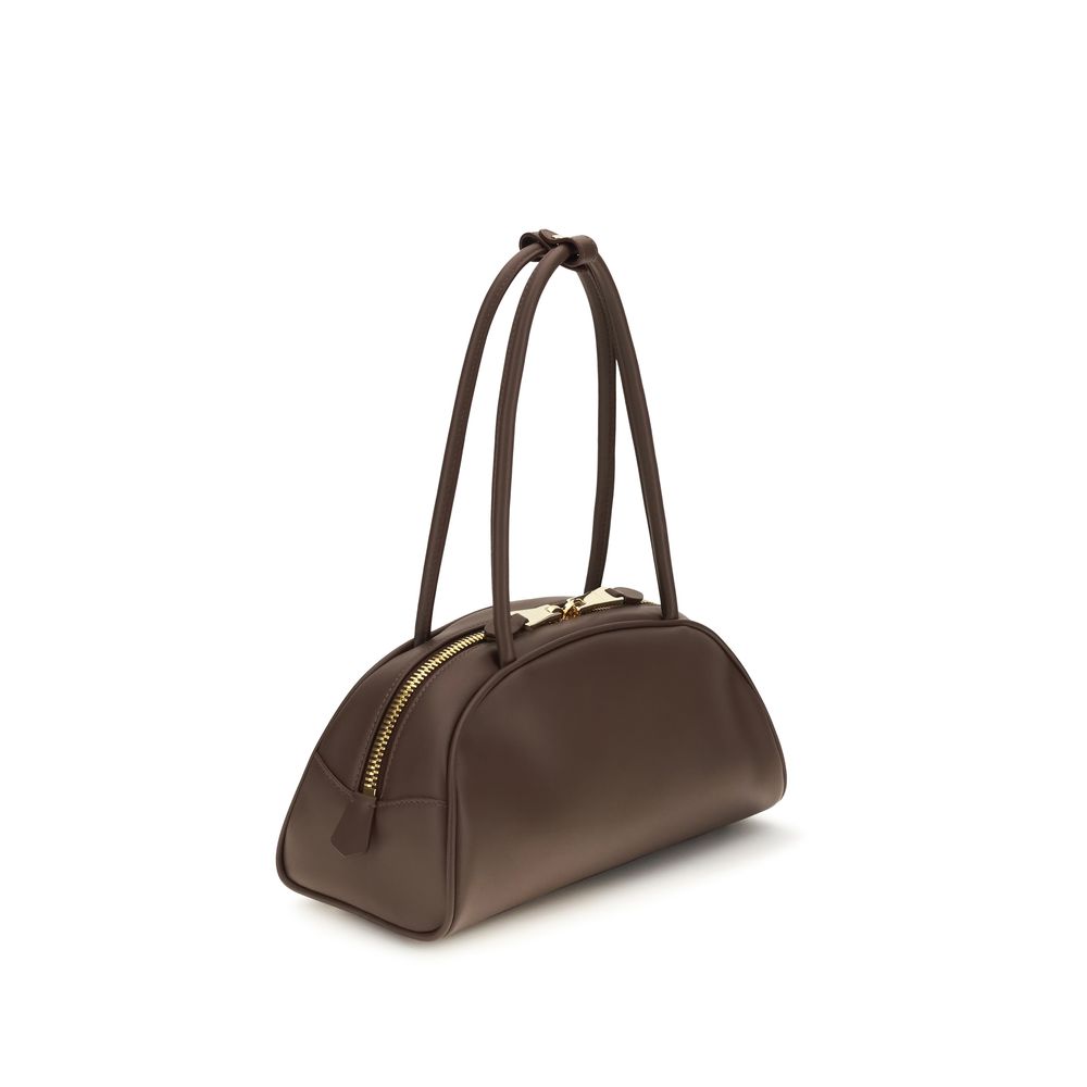 Miu Miu Brown Calf Leather Bos Taurus Shoulder Bag
