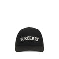 Burberry Black Cotton Cap (Baseball Hat)