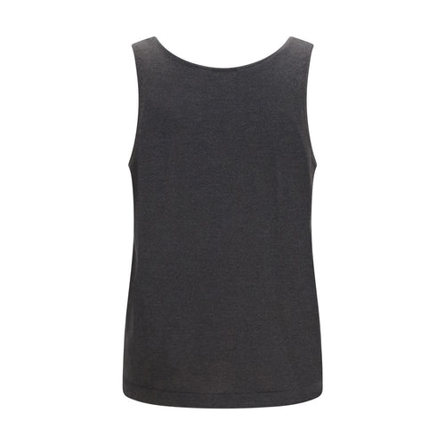 Brunello Cucinelli Gray Cashmere Tank Tops