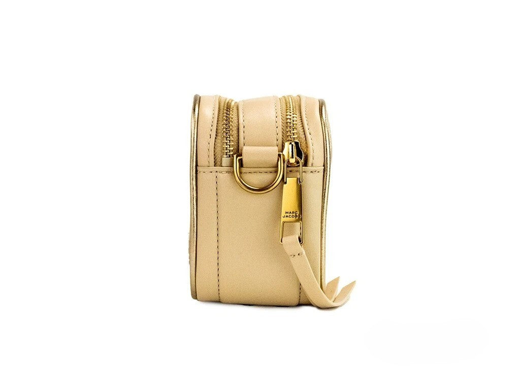 Marc Jacobs The Moto Shot 21 Curds Leather Camera Crossbody Purse Bag