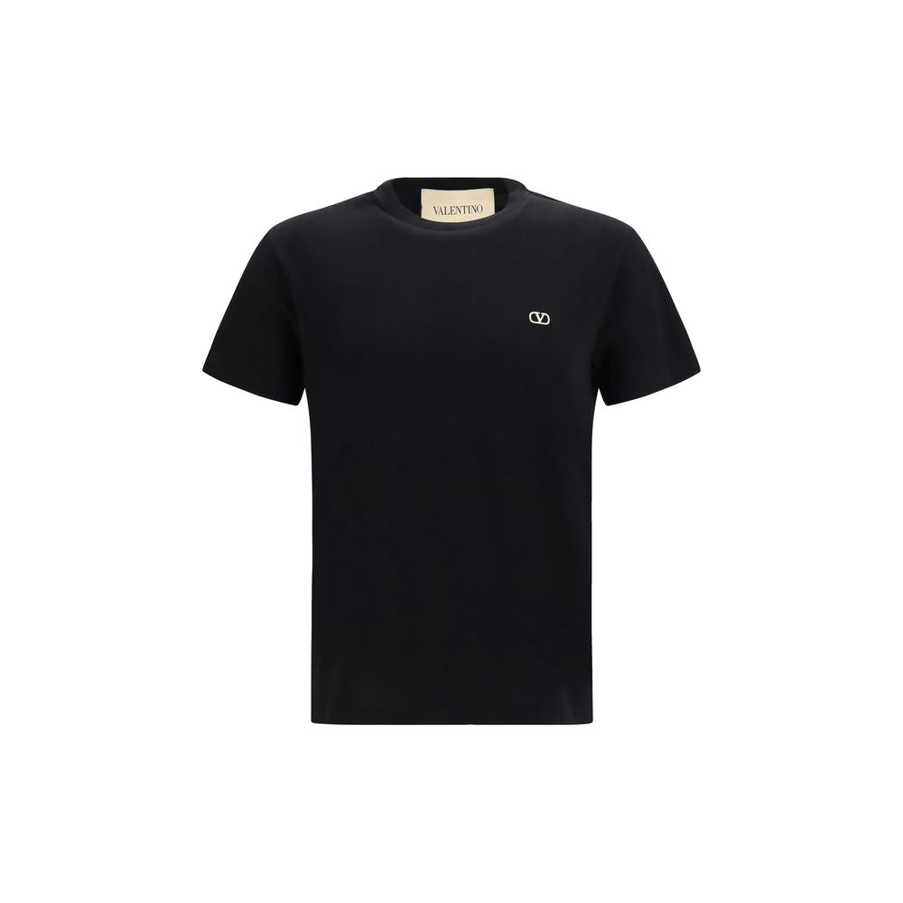 Valentino Garavani Black Cotton T-Shirt